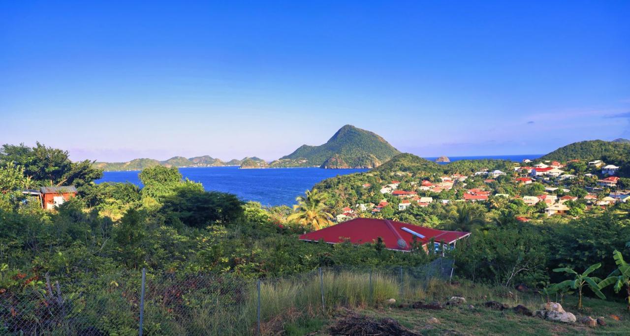 Ti Kaz Anoli Cottage En Bois Avec Vue Sur La Baie Terre-de-Bas Exterior foto